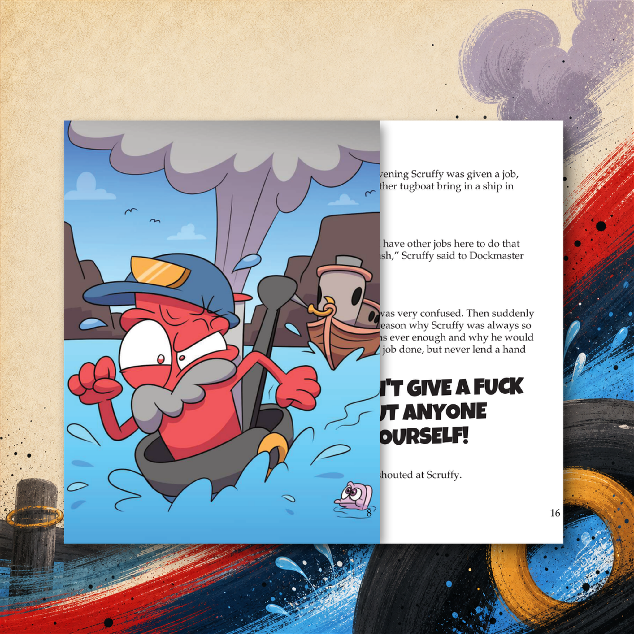 Book 04: Scruffy, The Tugboat That Gave a F*ck (ebook)