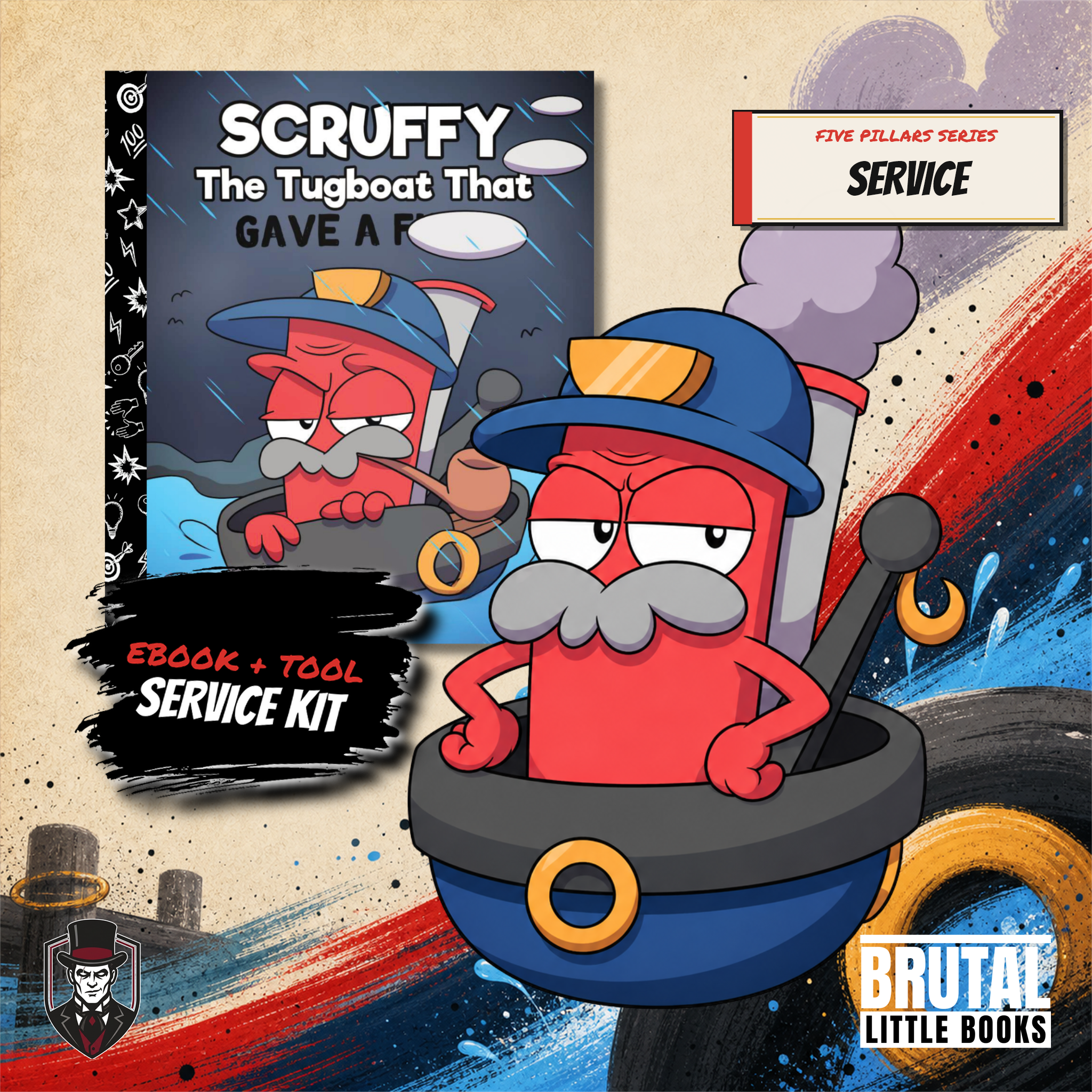 KIT 04 — SERVICE: Scruffy, The Tugboat That Gave a F*ck